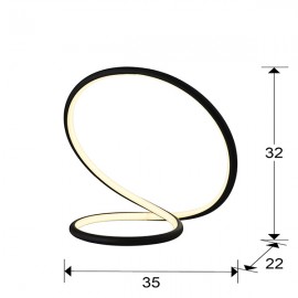 Sobremesa Infinito Negro 963053