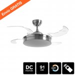 Mdc Ventilador Retractil Mistra Xs Dc Niquel 5-7950-35-09