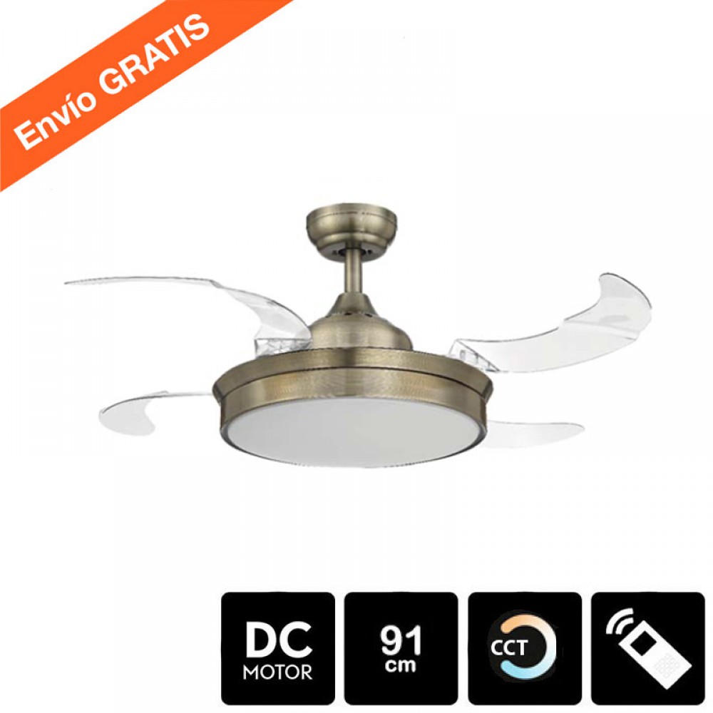 Mdc Ventilador Retractil Mistra Xs Dc Cuero 5-7950-43-09