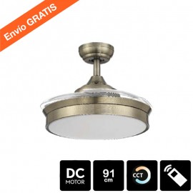 Mdc Ventilador Retractil Mistra Xs Dc Cuero 5-7950-43-09