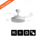 Mdc Ventilador Retractil Mistra Xs Dc Blanco 5-7950-81-09