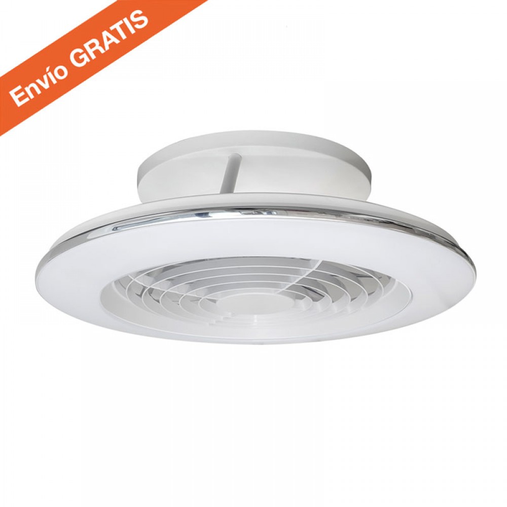 Ventilador MINI ALISIO Blanco DC 28W Led 70W Mando 7493