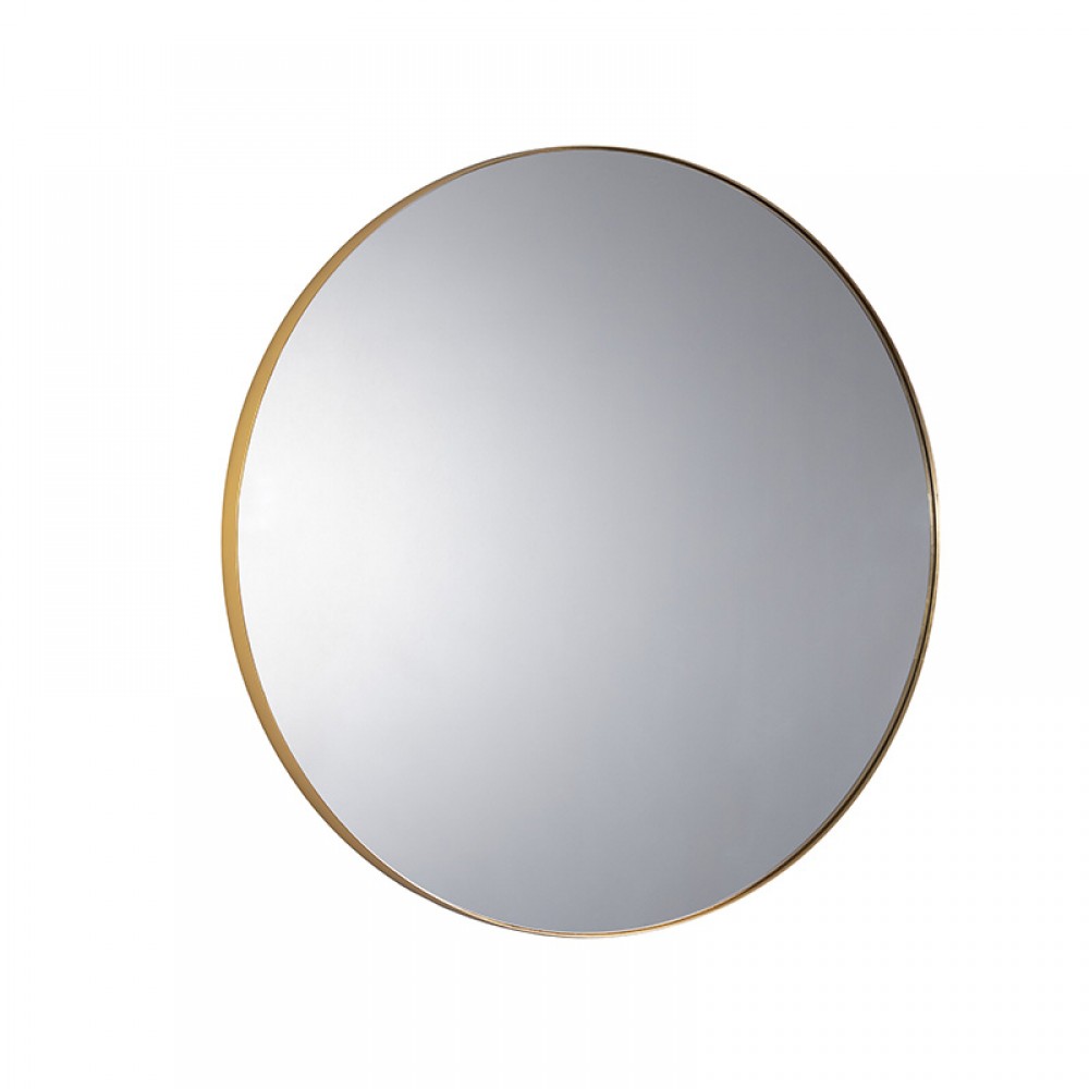 Espejo Orio Redondo Ø120 Oro 127509