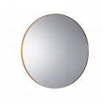 Espejo Orio Redondo Ø120 Oro 127509
