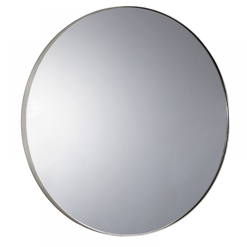 Espejo Orio Redondo Ø120 Plata 127516