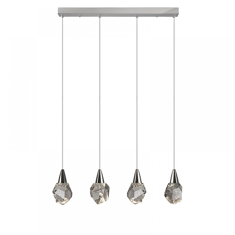 Lampara Aquaria 4 Luces cromo 157148