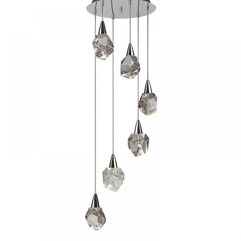 Lampara Aquaria 6 Luces cromo 157239