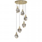 Lampara Aquaria 6 Luces oro mate 157261
