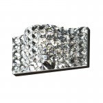 Aplique Led Onda 1L Cromo Cristal Facetados 160320