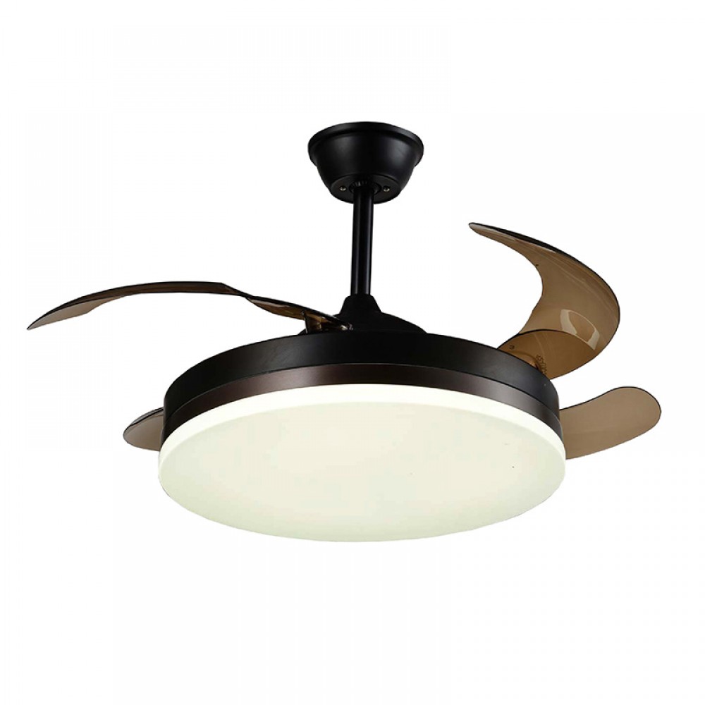 Ventilador Vento DC Negro 50Ø Dimable 168328D