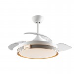 Ventilador Heron DC Blanco Oro Dimable 175180D