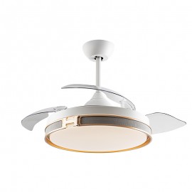 Ventilador Heron DC Blanco Oro Dimable 175180D