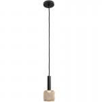 Lampara 1L Sincro Negro-Oro 175265