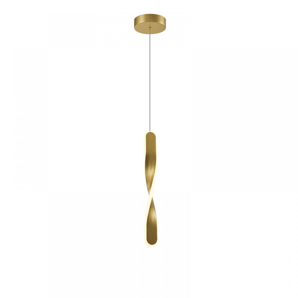 Lampara Twist 1 Luz Oro 219633