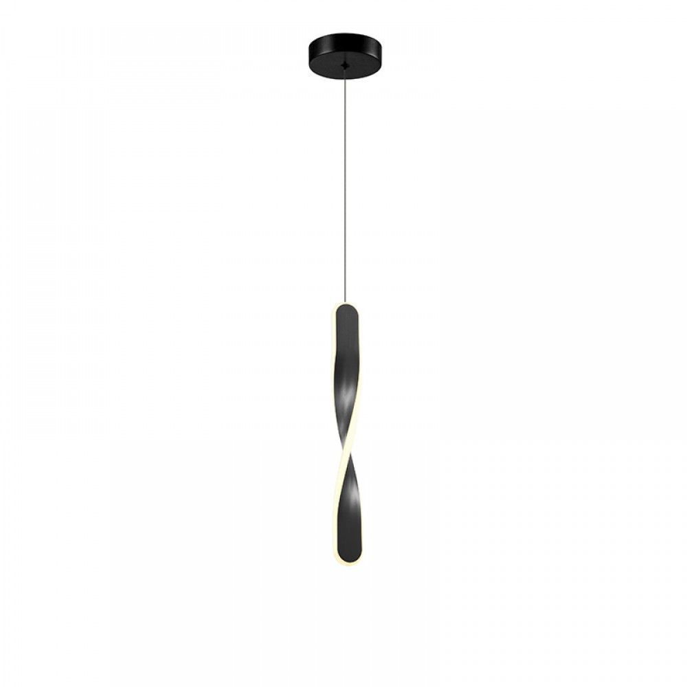 Lampara Twist 1 Luz Negro 219640