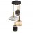 Lampara Norma 4 Luces Negro-Laton 225168