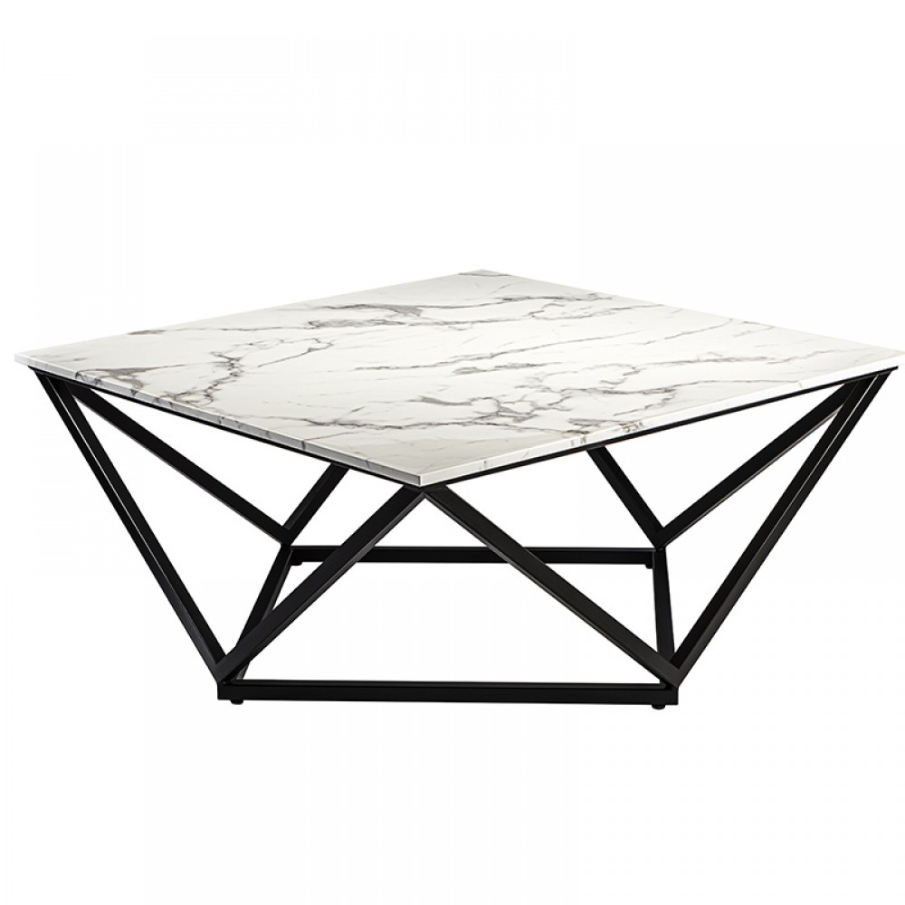 Mesa Cent Luma Negr-Simil Marmol 246729