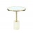 Mesa Auxiliar Dekala Blanco-Oro Ø46 258210