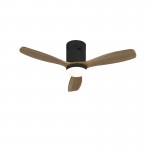 Ventilador Mini Siroco Negro-Nogal Dimable 329385D