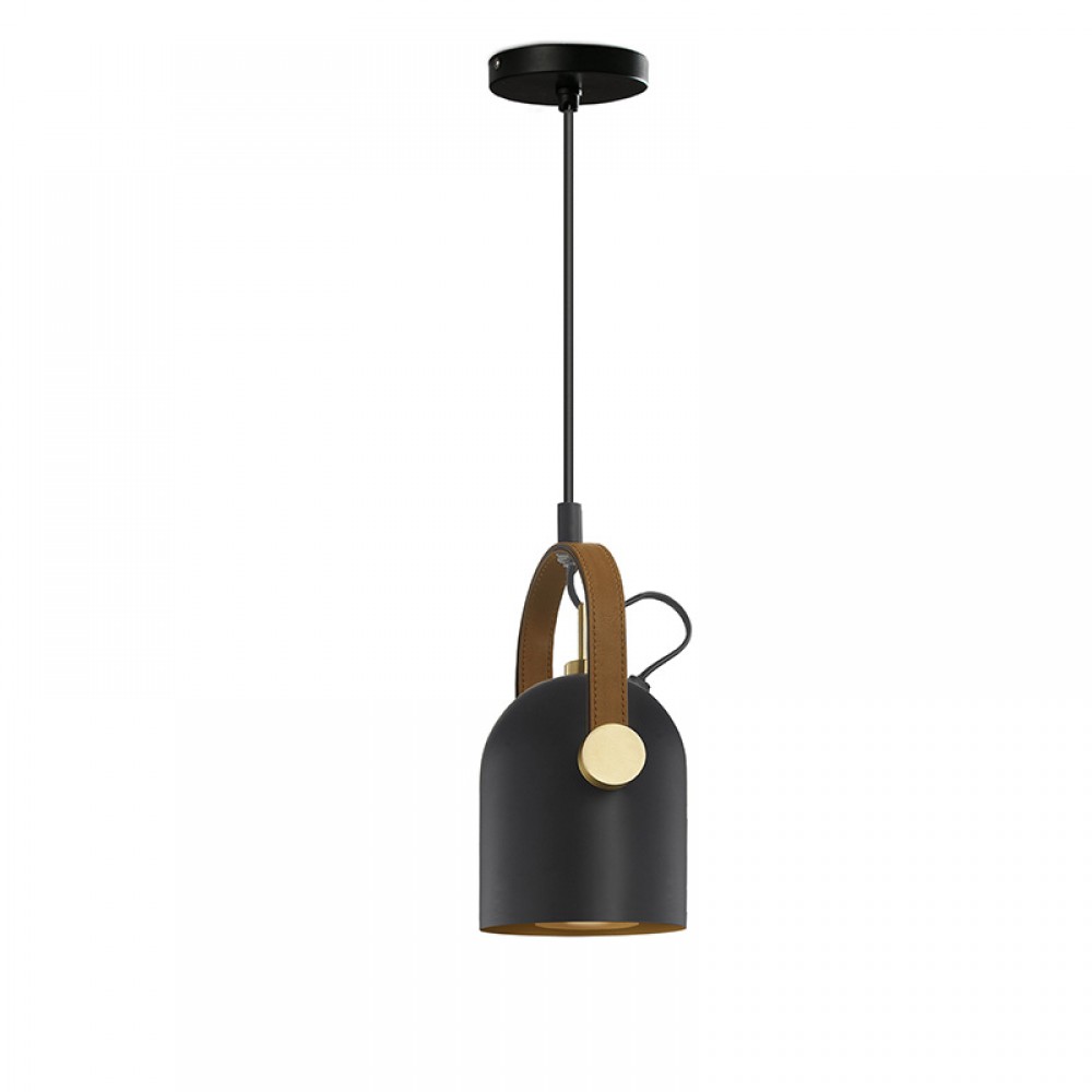 Lampara Adame 1 Luz Negro-Oro 346011