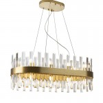 Lampara Grace 20 Luces oro oval 365369
