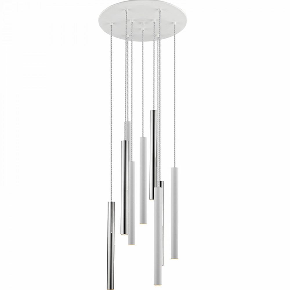 Lampara Varas Cromo-Blanco 9L 373261