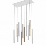 Lampara Varas Oro-Blanco 11L Dim 373342D