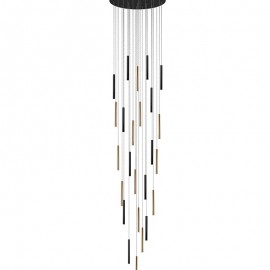 Lampara Varas Oro-Negro 25L Dim 373968D