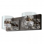Aplique Led Flash 2L Cromo Cristal Moldeado 391870
