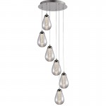 Lampara Led Taccia Cromo 6 Doble Tulipa 5W 394529