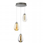 Lampara Taccia 3 Luces Cromo 394782
