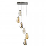Lampara Taccia 6 Luces Cromo 394834