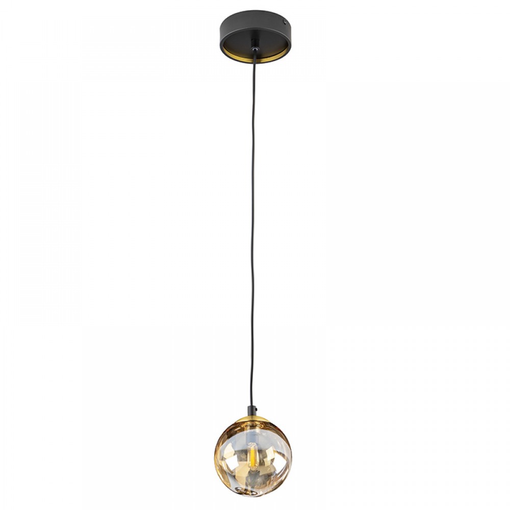 Lampara Dark 1 Luz 12d negro-laton 439428