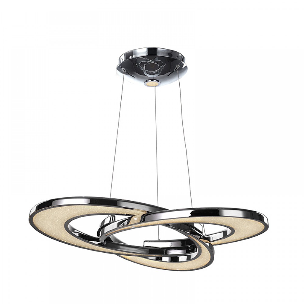 Lampara Led Anisia Cromo Figura Enlazadas 447510