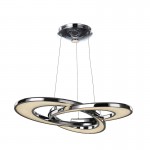 Lampara Led Anisia Cromo Figura Enlazadas 447510
