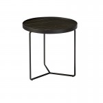 Mesa Centro Paola Ø50 Negro 485562