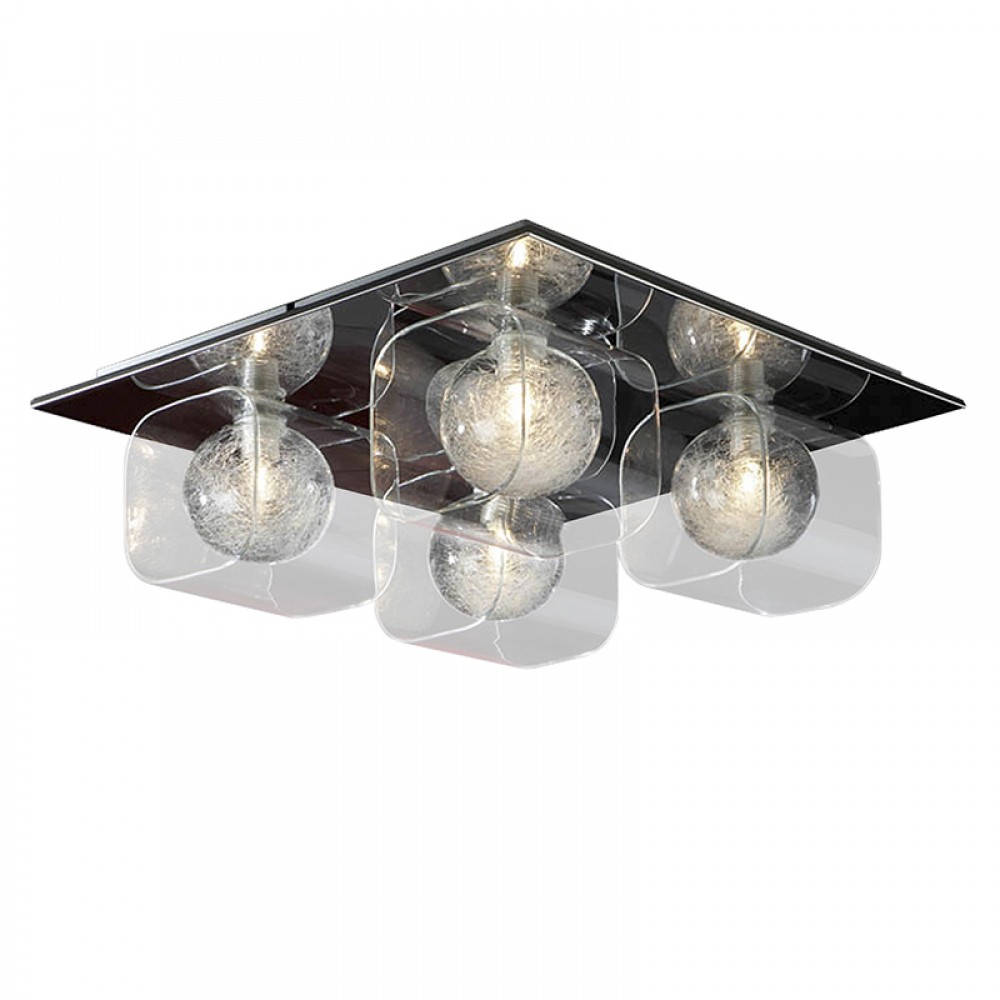 Plafon Led Eclipse Cromo Tulipas Bola Interior 4 G9 6W 506736