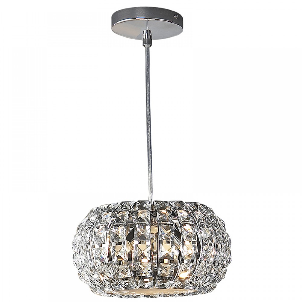 Lampara Diamond Cromo Cristal 3Xg9 507413