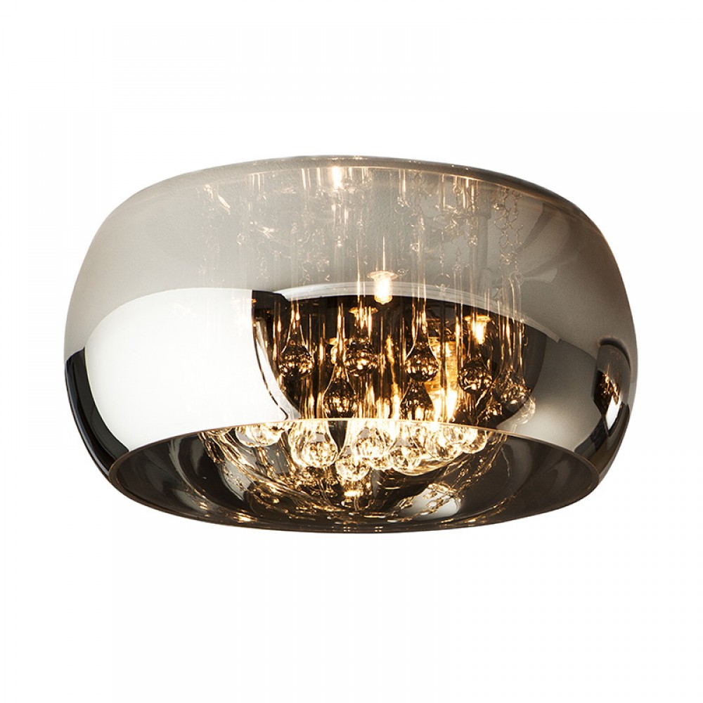 Plafon Led Argos Cromo Lagrimas Tipo Murano 5 G9 6W 507939