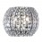 Aplique Led Diamond 2L Cromo Copens Cuadrados 508323