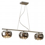 Lampara Led Argos Cromo 3L Cristal 509213