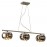 Lampara Led Argos Cromo 3L Cristal 509213