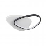 Plafon-Aplique Romo Blanco-Negro 522867