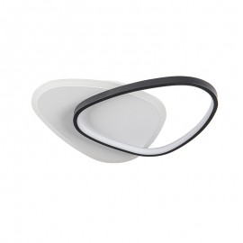 Plafon-Aplique Romo Blanco-Negro 522867