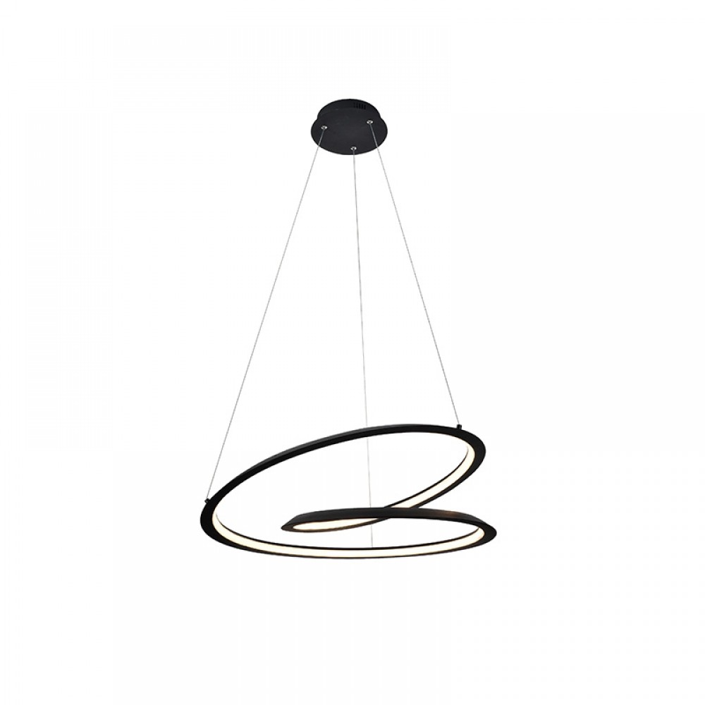 Lampara Looping LED Negro Ø60 527583