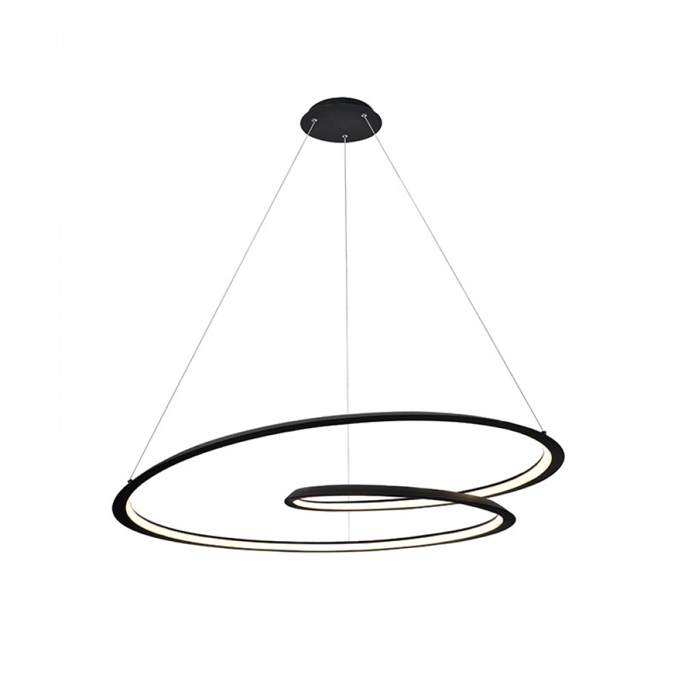 Lampara Looping LED Negro Ø97 527644