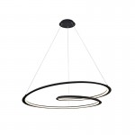Lampara Looping LED Negro Ø97 527644