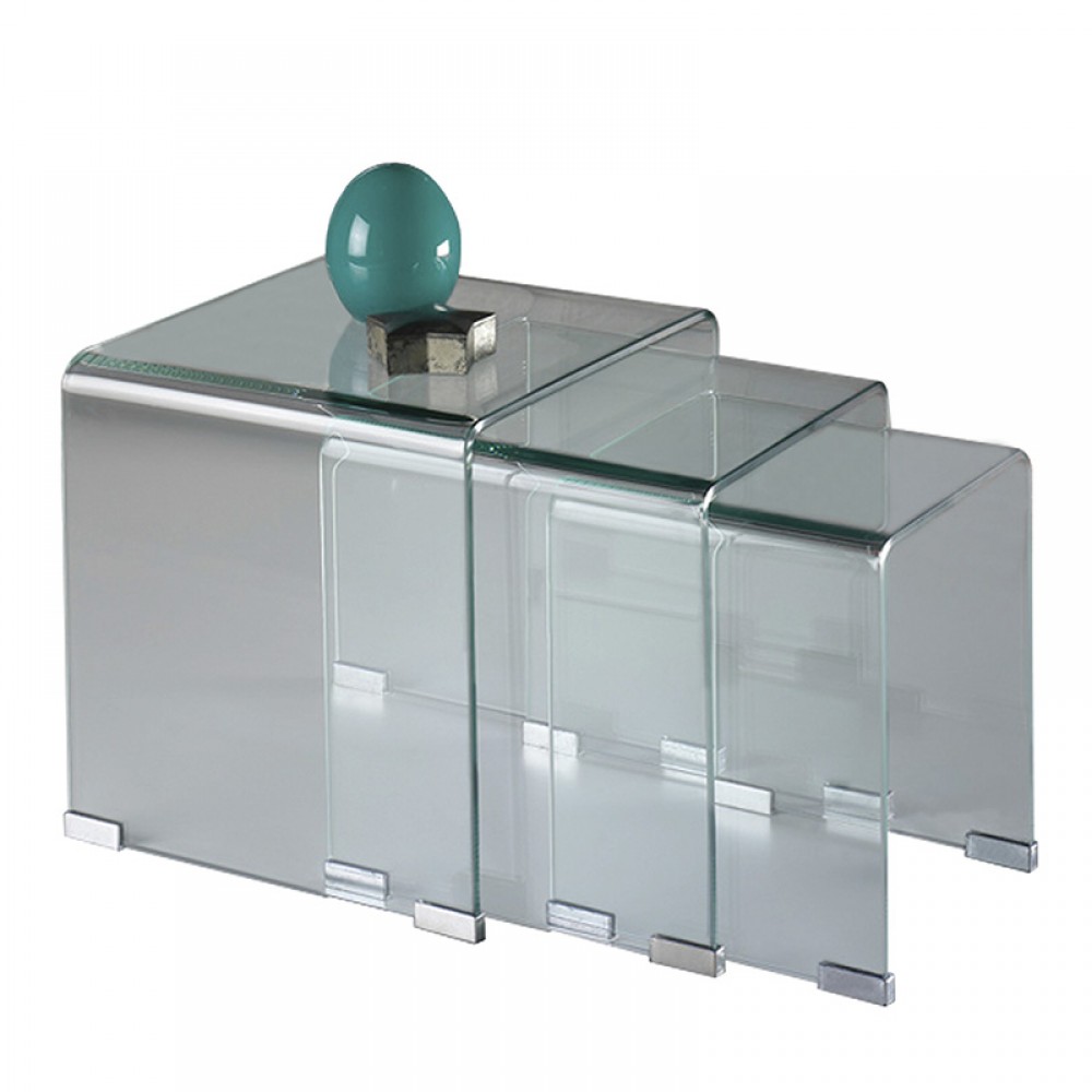 Mesas Nido Glass Transparente 552283