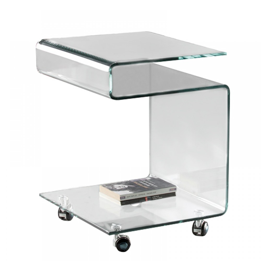 Mesa Auxiliar Glass Transparente 552522