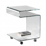 Mesa Auxiliar Glass Transparente 552522